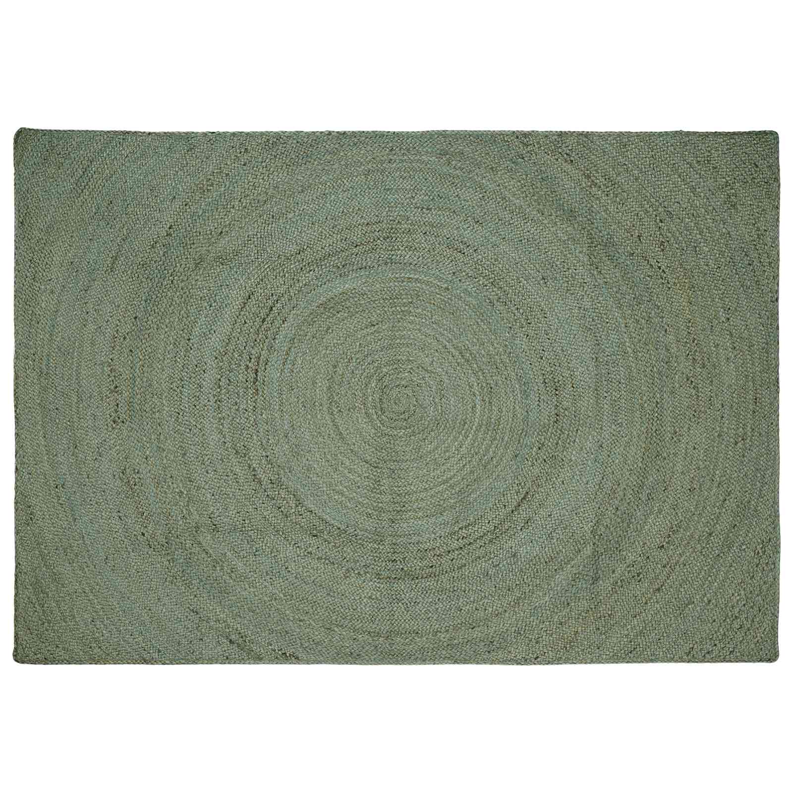 vidaXL Covoare de zonă Verde măsliniu 160 x 230 cm Iută