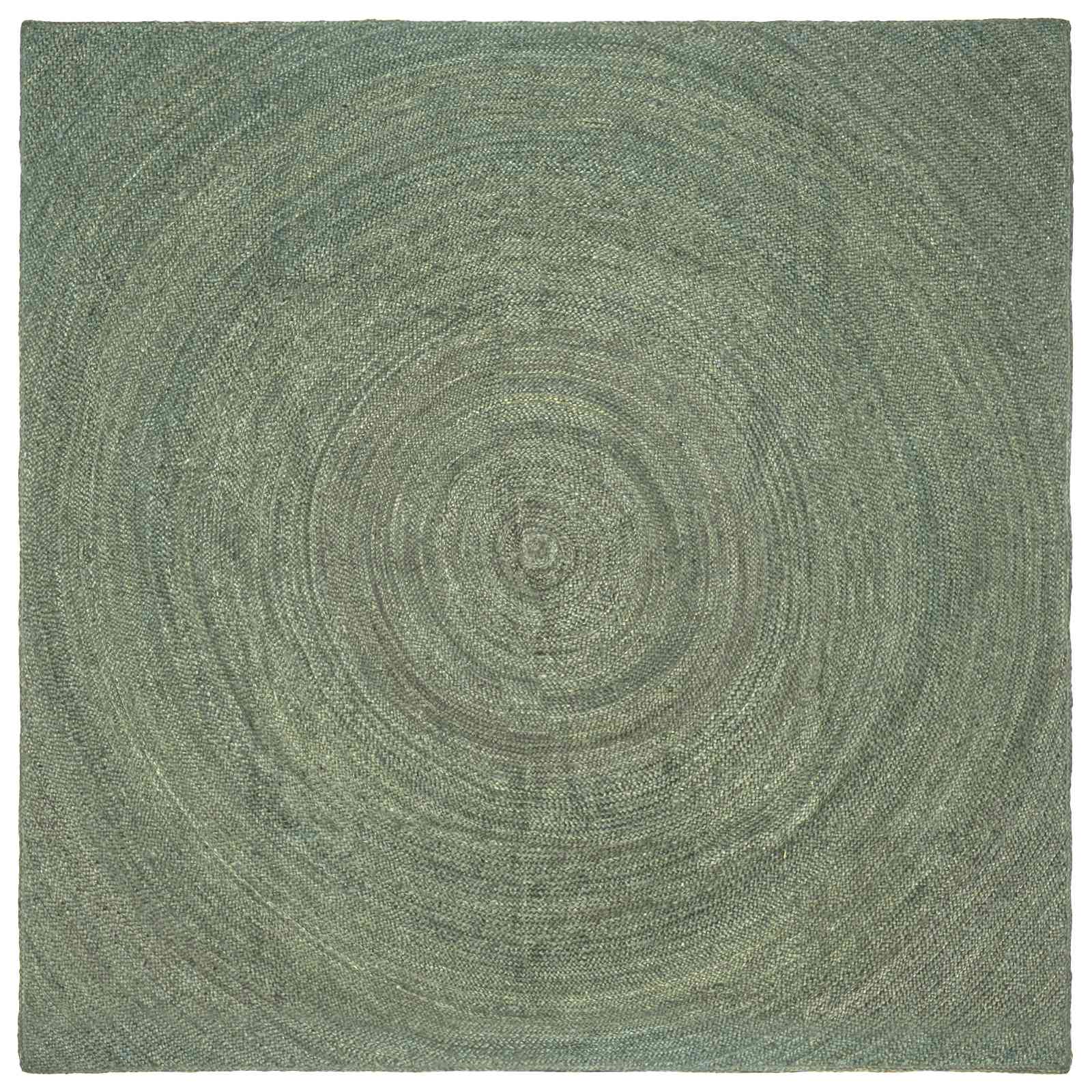 vidaXL Covoare de zonă Verde măsliniu 200 x 200 cm Iută