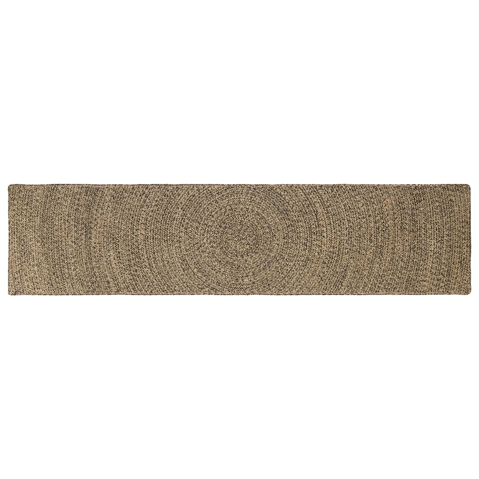 Vloerkleden Naturel en Zwart 60 x 300 cm Jute image 1