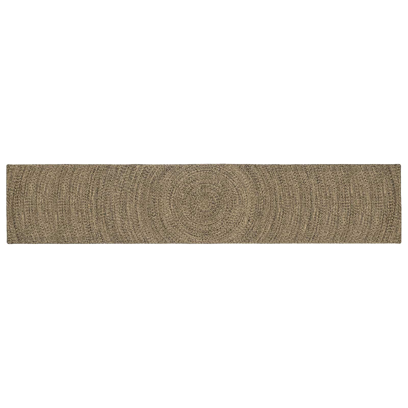 vidaXL Covoare de zonă Natural și Negru 60 x 400 cm Iută