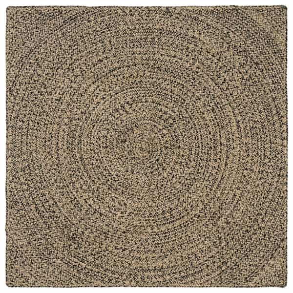 vidaXL Alavaip Naturaalne ja must 120 x 120 cm dužuut