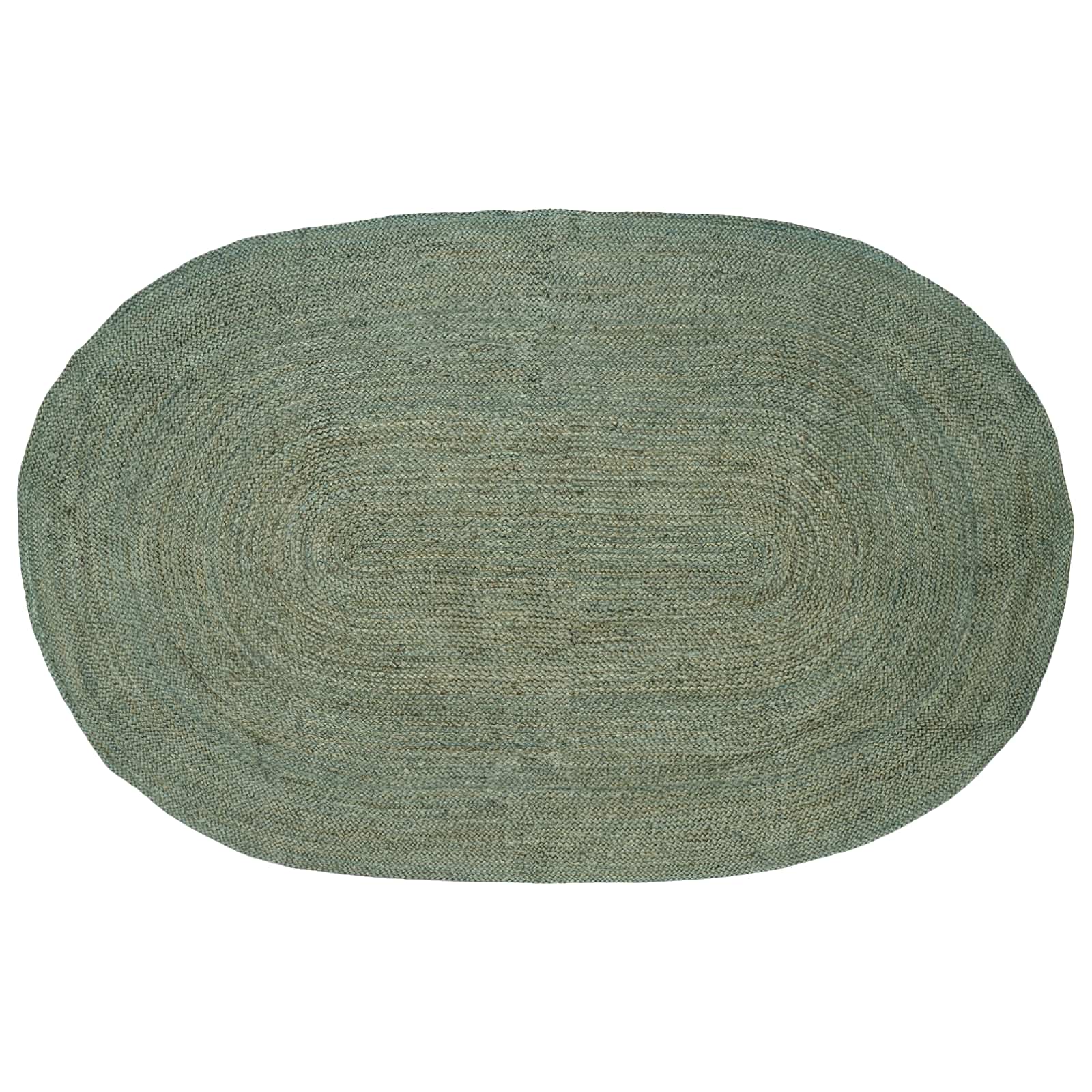 vidaXL Covoare de zonă Verde măsliniu 152 x 245 cm Iută