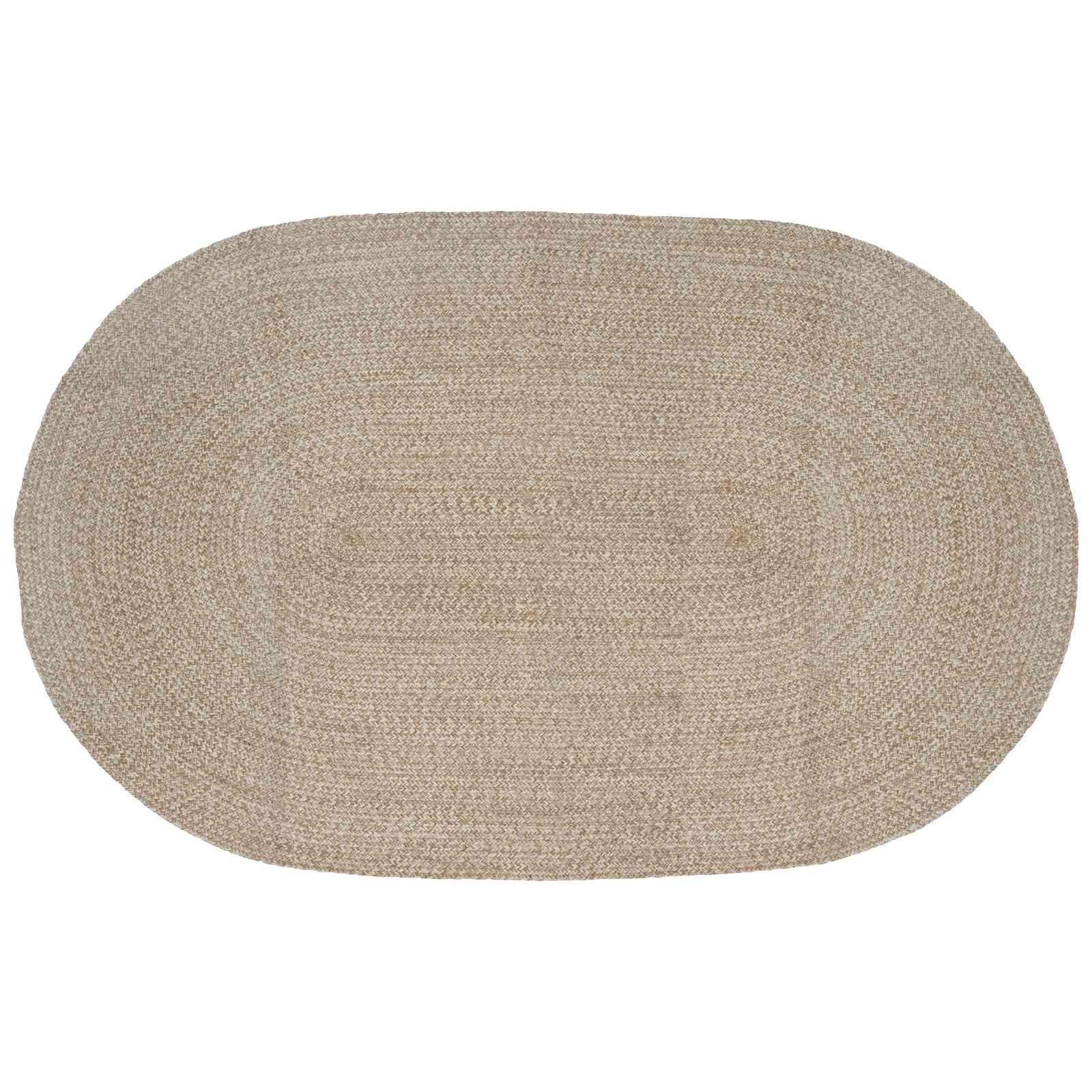 vidaXL Covoare de zonă Alb 152 x 245 cm Iută
