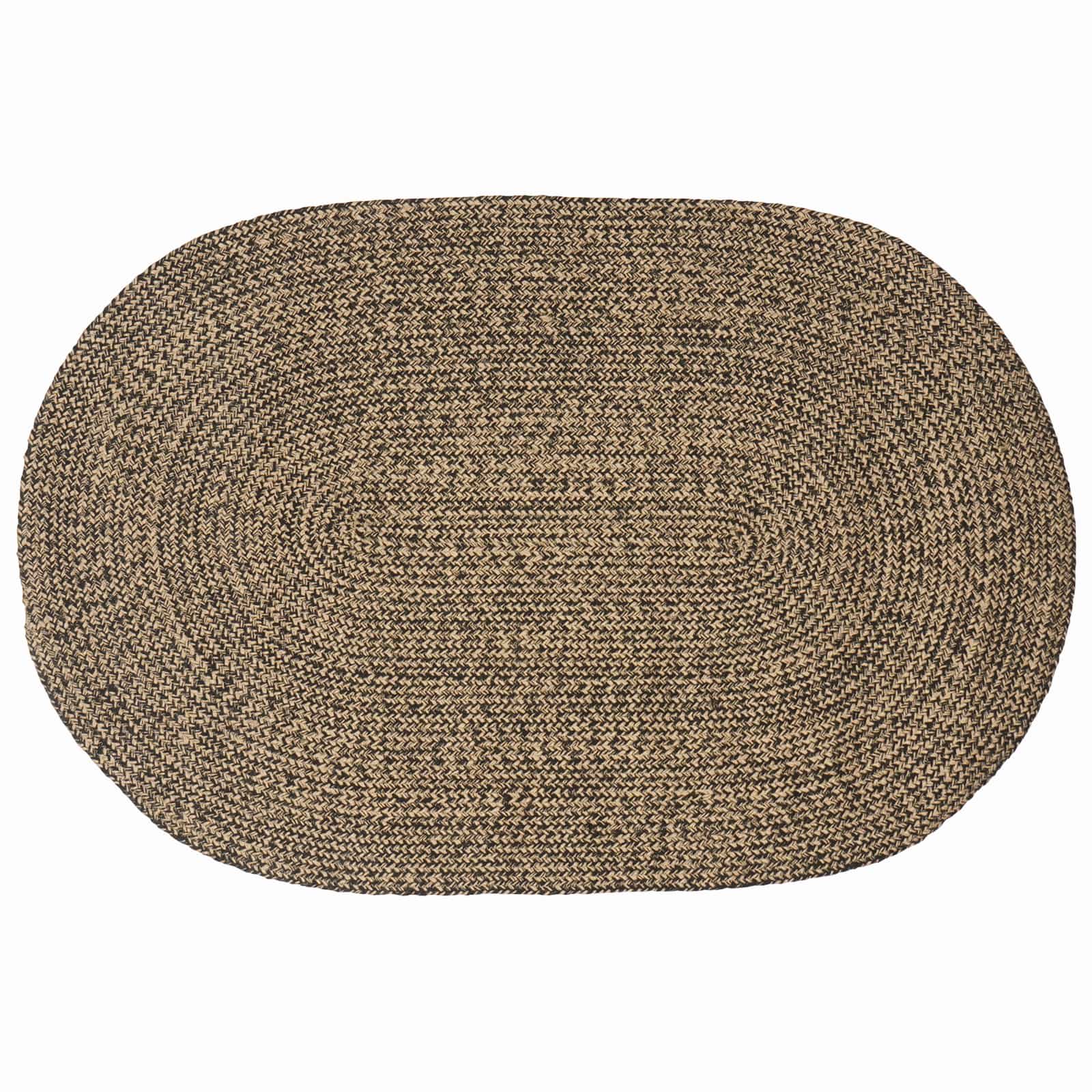 vidaXL Covoare de zonă Negru 122 x 183 cm Iută