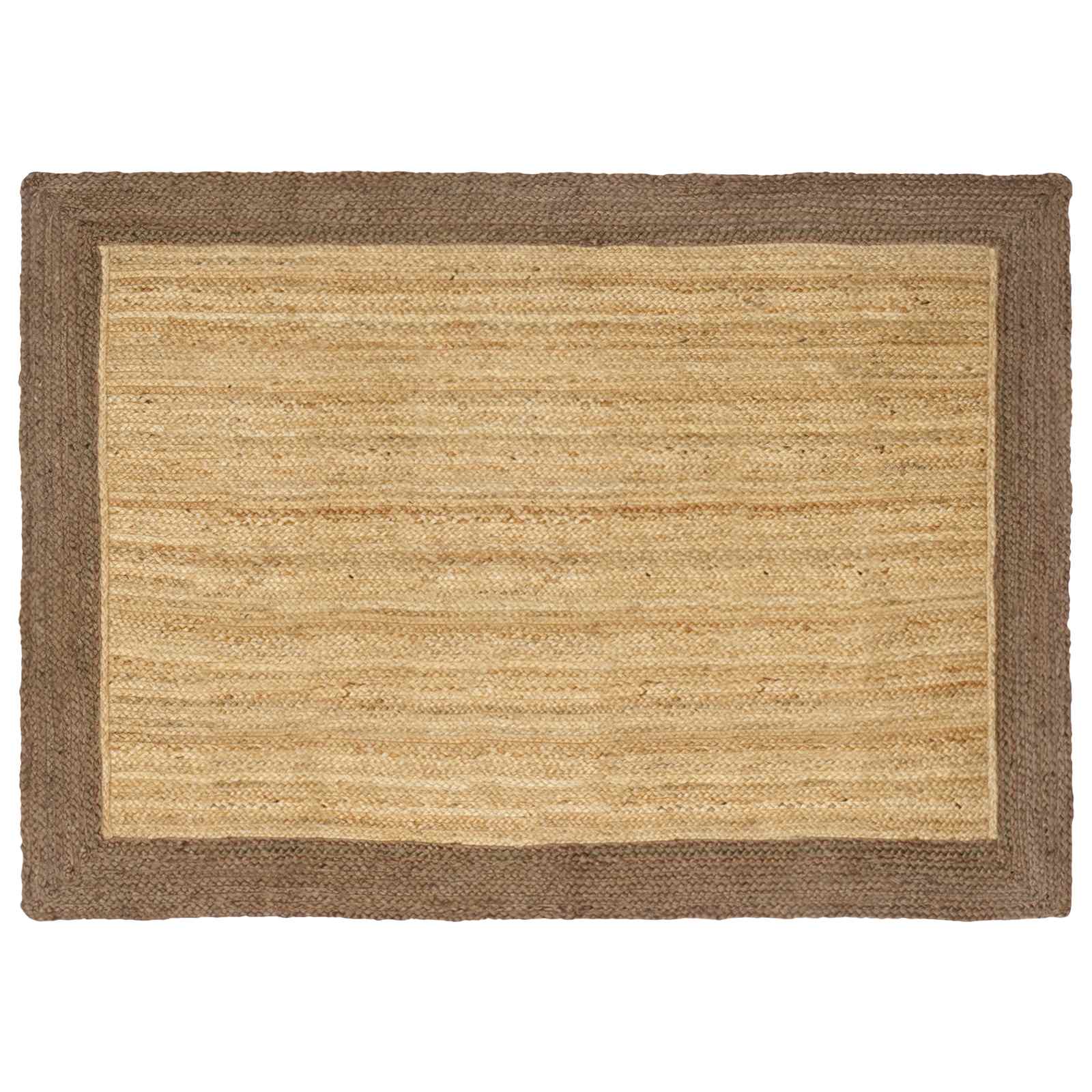 Vloerkleden Grijs 140 x 200 cm Jute image 1