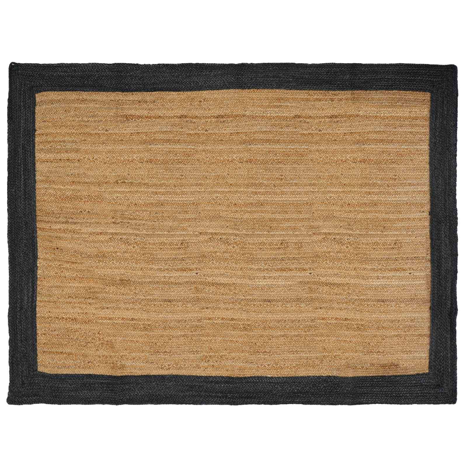 vidaXL Covoare de zonă Gri Natural și Închis 200 x 290 cm Iută