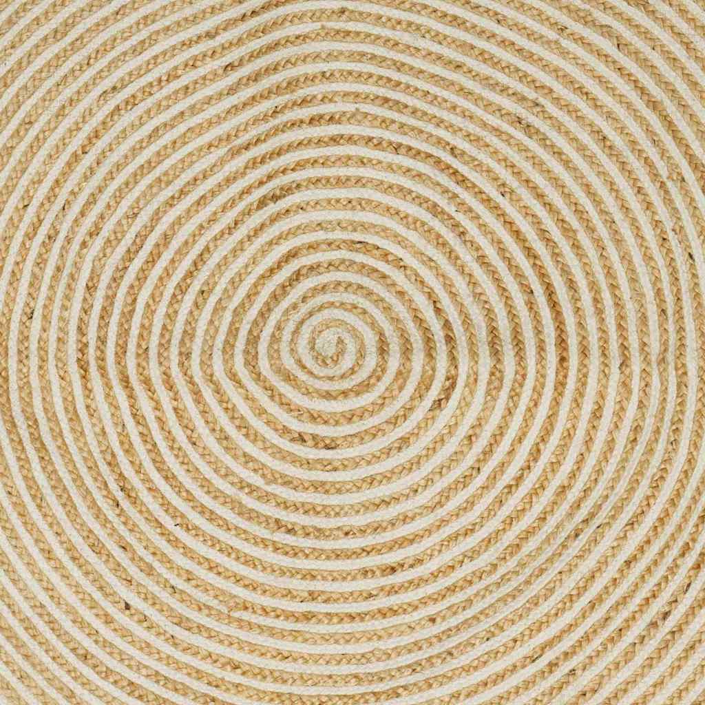 Vloerkleed Natuurlijk en Wit 60 x 250 cm Jute image 4