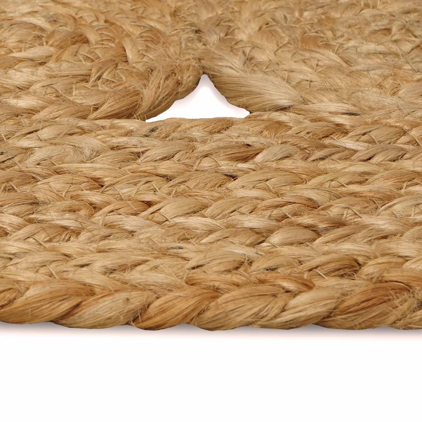 Tapijt Naturel Ø 120 cm Jute image 4