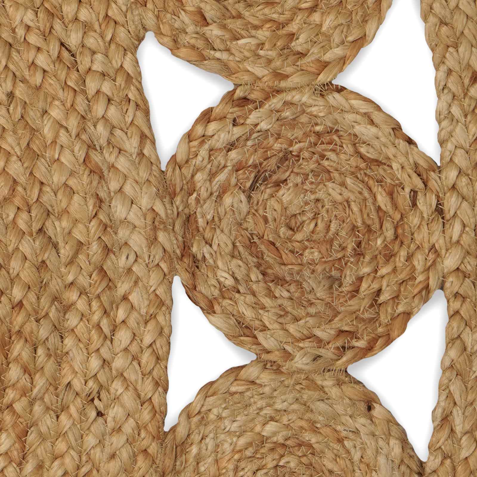 Tapijt Naturel Ø 150 cm Jute image 3