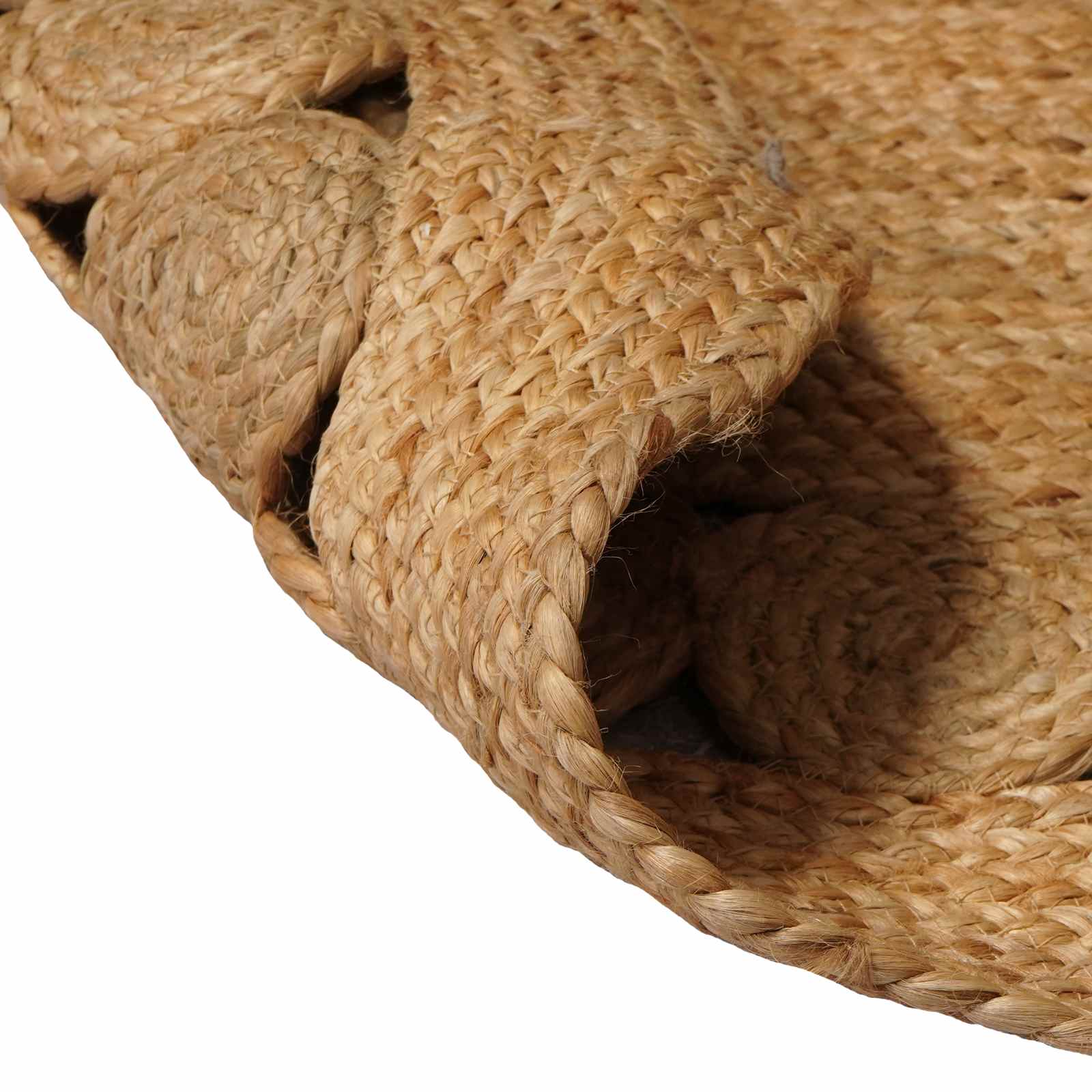 Tapijt Naturel Ø 180 cm Jute image 5