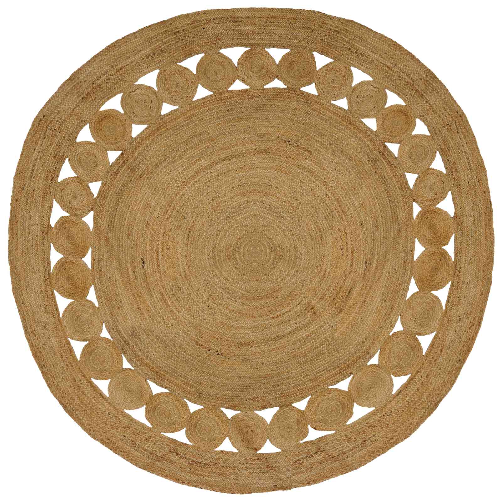 Tapijt Naturel Ø 240 cm Jute image 1