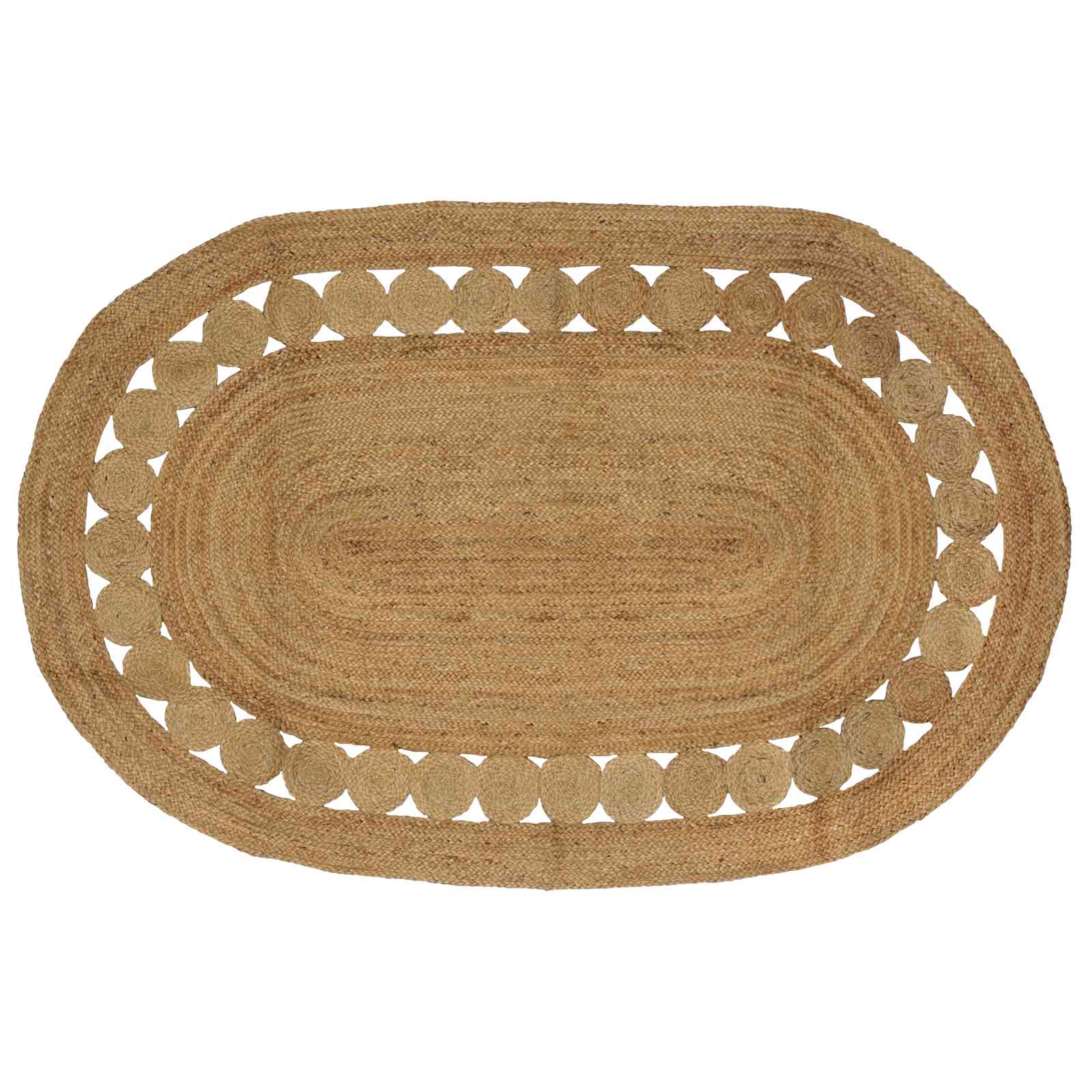 vidaXL Covoare de zonă natural 152 x 245 cm Iută