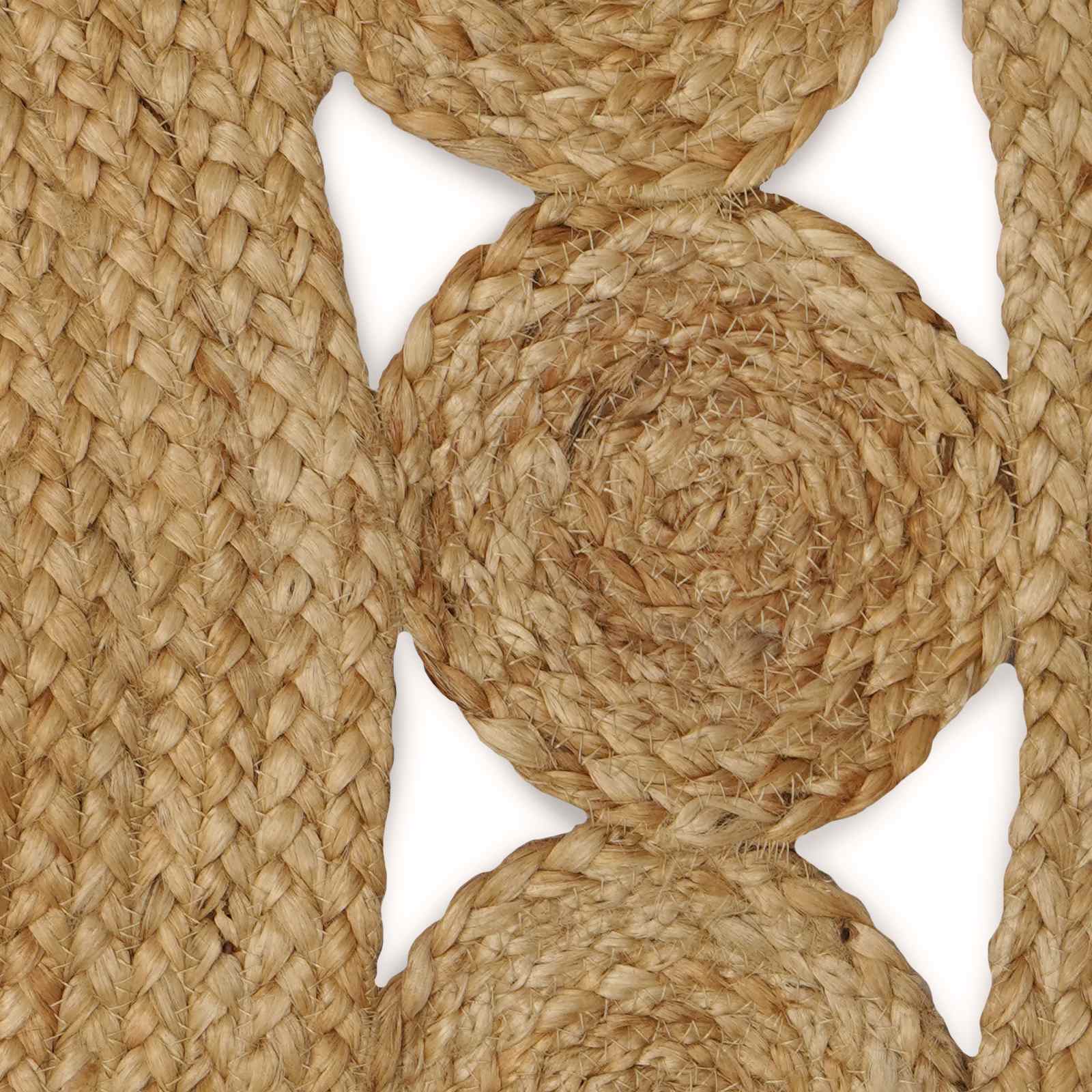 Tapijt Bruin 152 x 245 cm Jute image 3