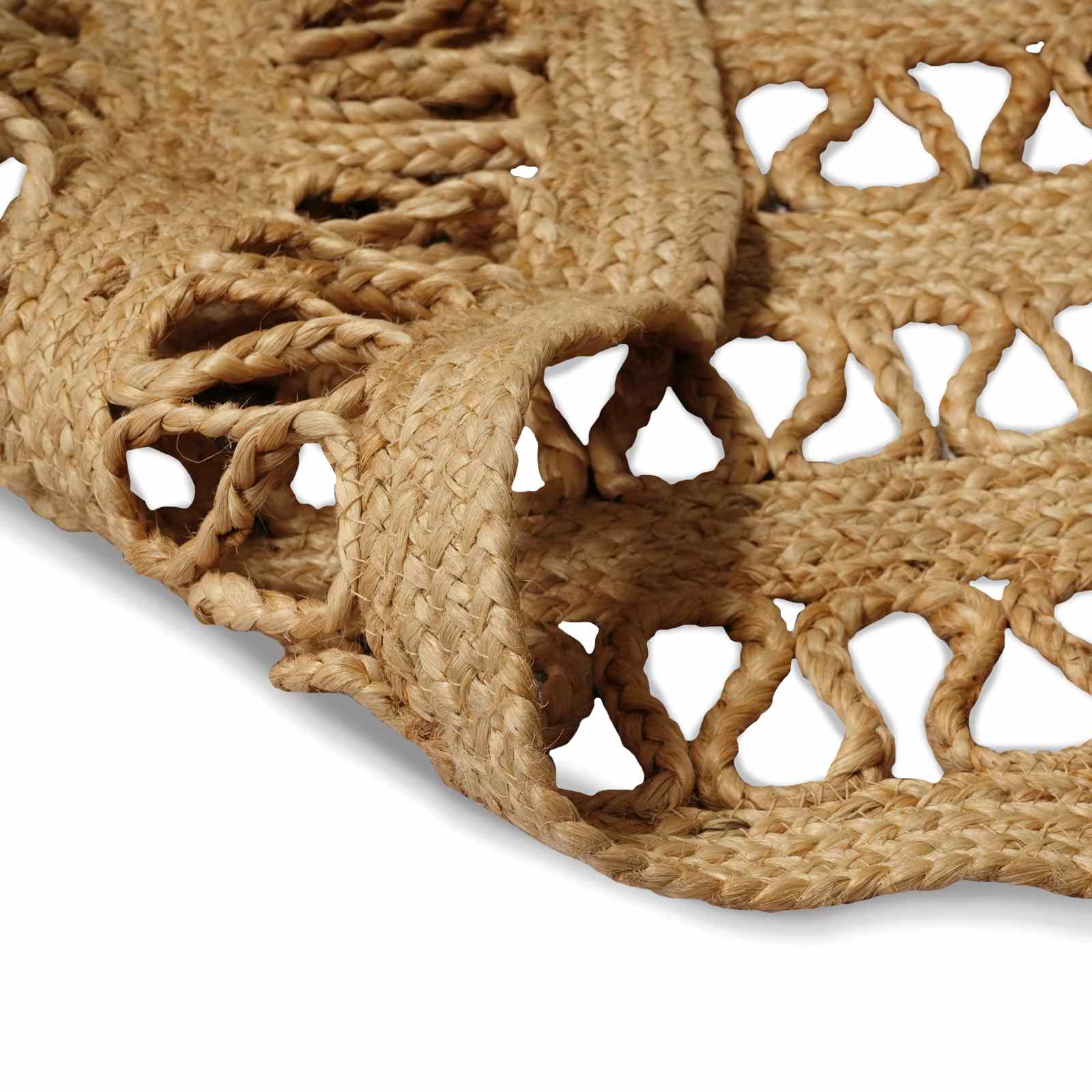 Tapijt Bruin 122 x 183 cm Jute image 2