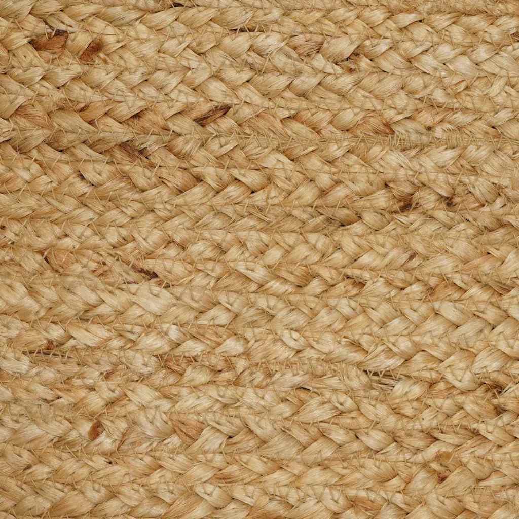 vidaXL Tapijt Beige 122 x 183 cm Jute