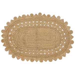 Preproga Rjava 152 x 245 cm Juta