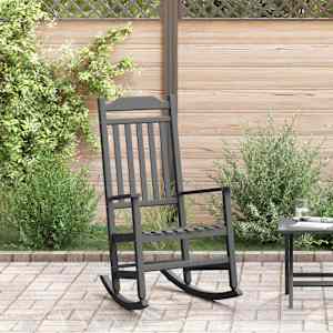 Zibajoči stol Črna 84 x 65 x 114 cm Smola