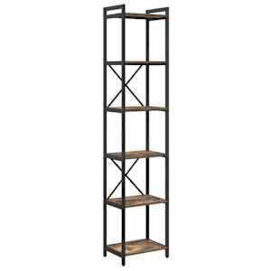 vidaXL Raamatukapp 40 x 30 x 189,5 cm Tehispuit Suitsetatud tamm