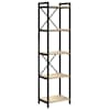 vidaXL Raamatukapp 40 x 30 x 155 cm Tehispuit Sonoma tamm
