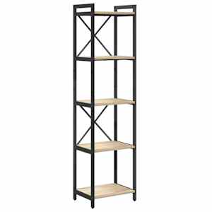 vidaXL Raamatukapp 40 x 30 x 155 cm Tehispuit Sonoma tamm