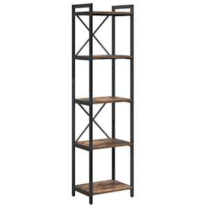vidaXL Raamatukapp 40 x 30 x 155 cm Tehispuit Suitsetatud tamm