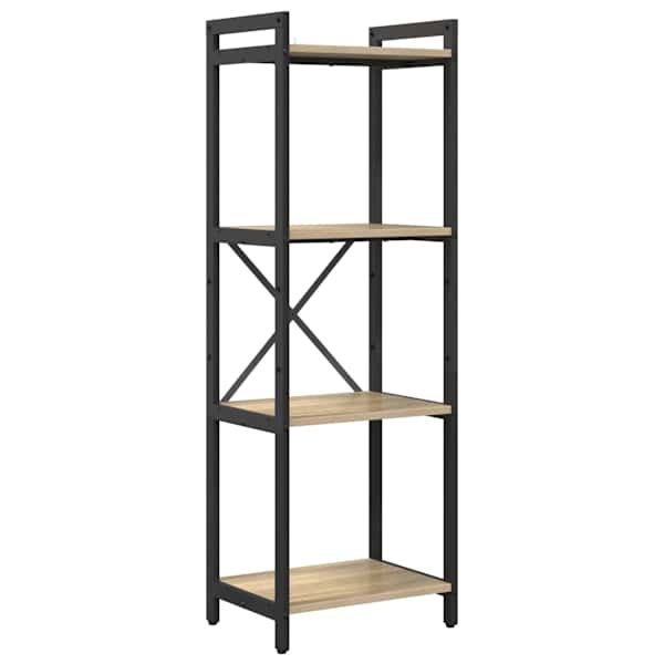 vidaXL Raamatukapp 40 x 30 x 119 cm Tehispuit Sonoma tamm