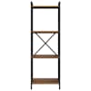 vidaXL Raamatukapp 40 x 30 x 119 cm Tehispuit Vana puit