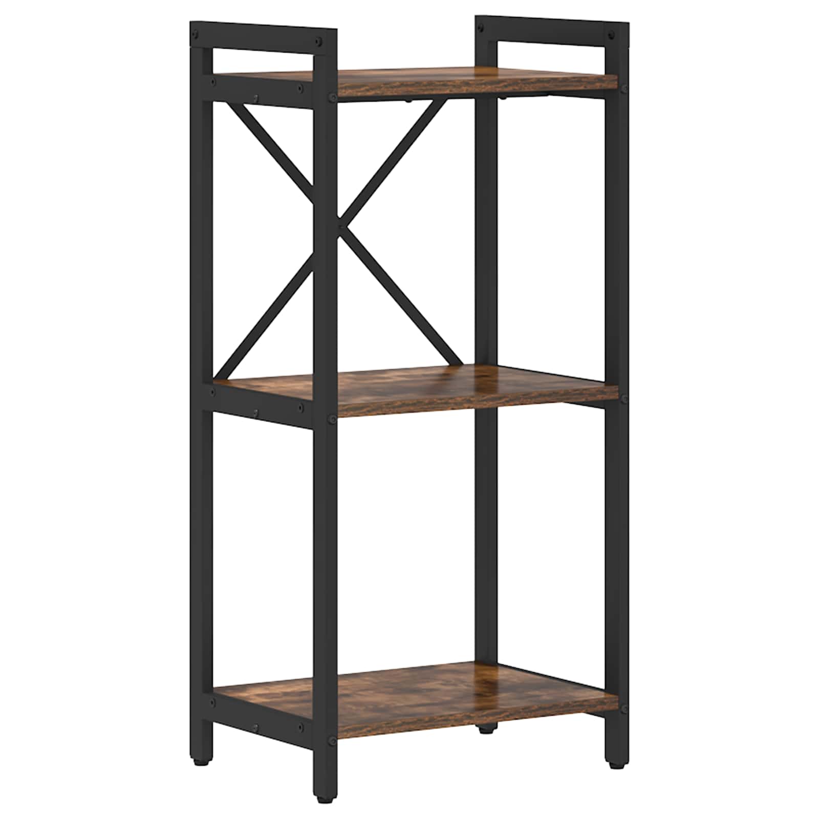 Raamatukapp Suitsetatud tamm 40 x 30 x 85 cm Tehispuit