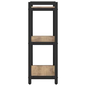 Knihovna 40 x 30 x 85 cm kompozitní dřevo Artisanový dub - obrázek 4