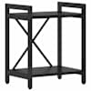 vidaXL Raamatukapp 40 x 30 x 50 cm Tehispuit Must tamm