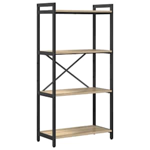 vidaXL Raamatukapp 60 x 30 x 120 cm Tehispuit Sonoma tamm