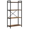 vidaXL Raamatukapp 60 x 30 x 120 cm Tehispuit Vana puit