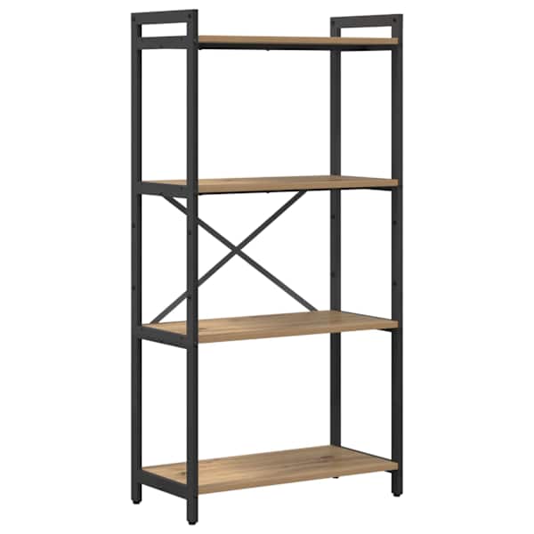 vidaXL Raamatukapp 60 x 30 x 120 cm Tehispuit K&auml;sit&ouml;&ouml;puu