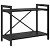 vidaXL Raamatukapp 60 x 30 x 50 cm Tehispuit Must tamm