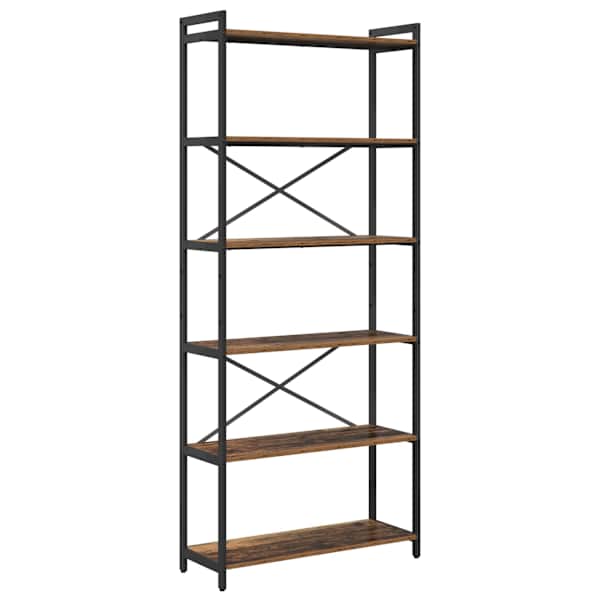 vidaXL Raamatukapp 80 x 30 x 189,5 cm Tehispuit Vana puit