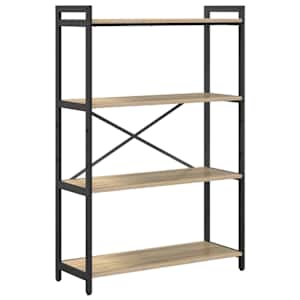 vidaXL Raamatukapp 80 x 30 x 120 cm Tehispuit Sonoma tamm