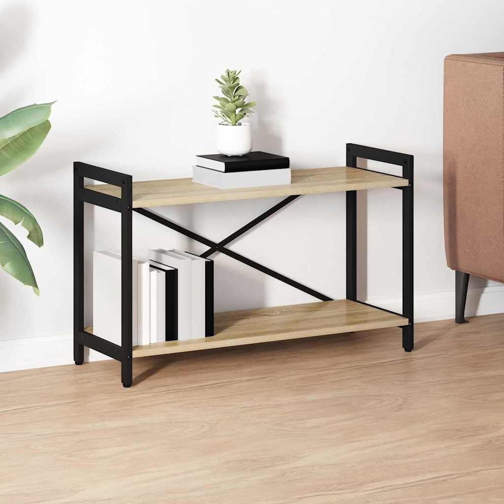 Bogreol Sonoma-eg 80 x 30 x 48,5 cm Konstrueret træ