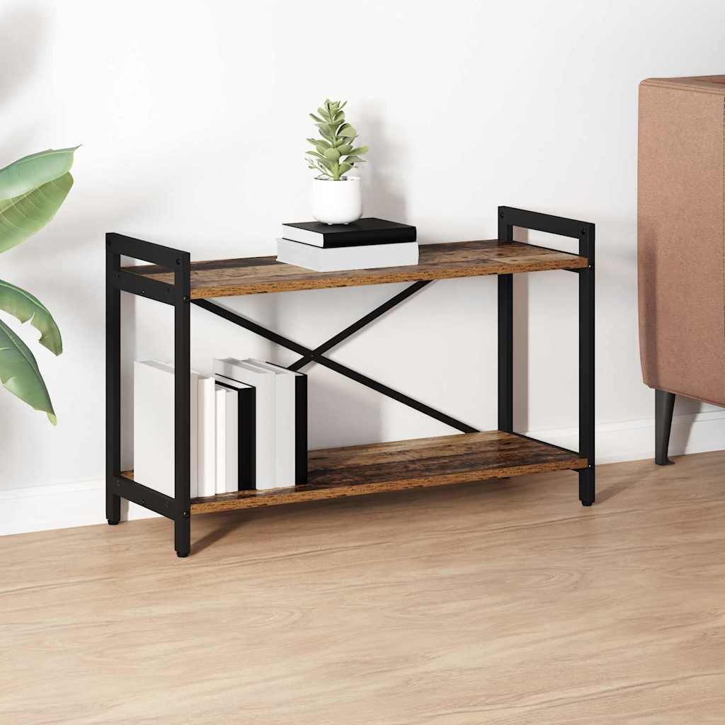 Bogreol Gammelt træ 80 x 30 x 48,5 cm Konstrueret træ