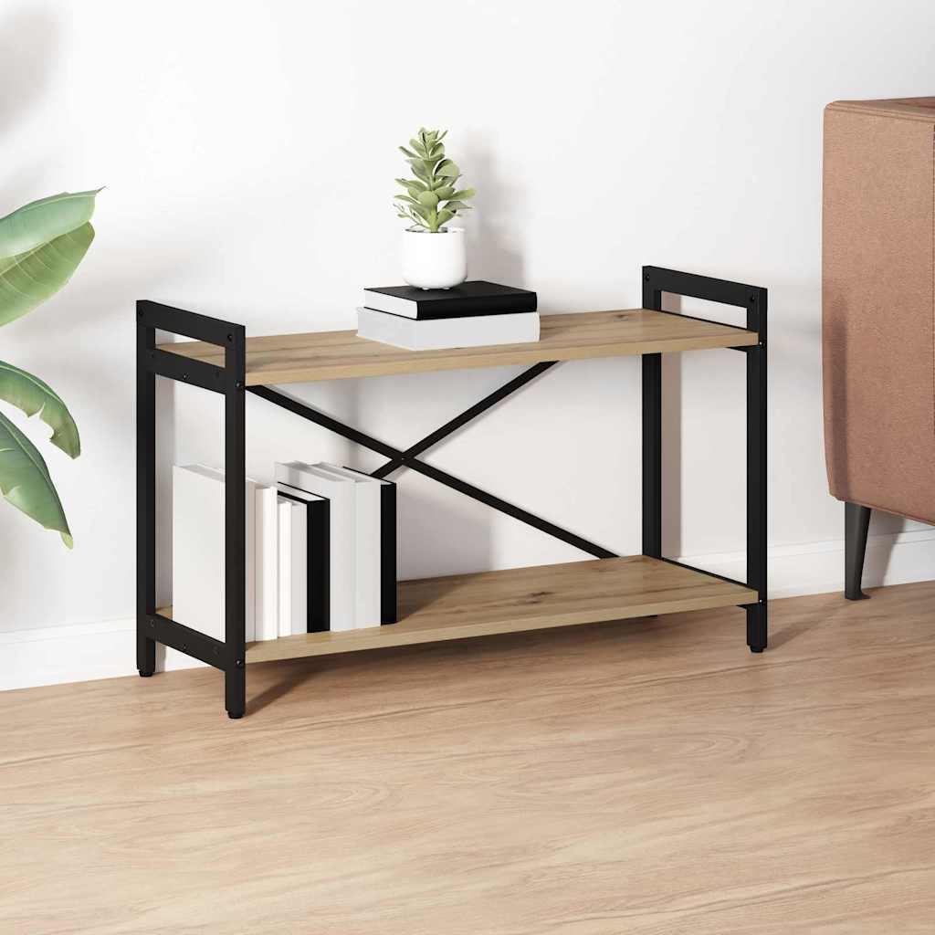 Bogreol artisan eg 80 x 30 x 48,5 cm Konstrueret træ