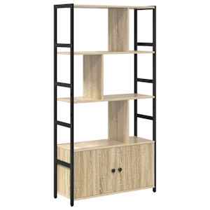 vidaXL Raamatukapp 80 x 30 x 155,5 cm Tehispuit Sonoma tamm