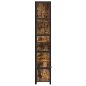 Knihovna Kouřový dub 80 x 30 x 155,5 cm kompozitní dřevo - obrázek 7