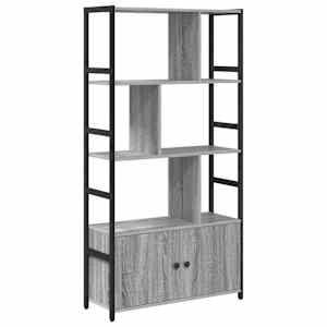 vidaXL Raamatukapp 80 x 30 x 155,5 cm Tehispuit Hall Sonoma