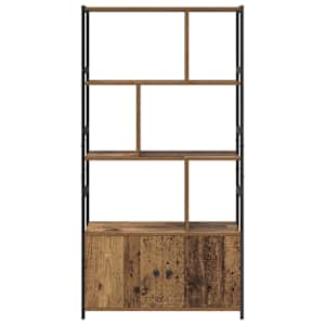 Knihovna Staré dřevo 80 x 30 x 155,5 cm kompozitní dřevo - obrázek 6