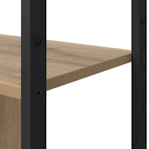 Knihovna 80 x 30 x 155,5 cm kompozitní dřevo Artisanový dub - obrázek 9