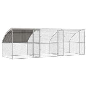 vidaXL Kanakpuur 3 tk H&otilde;bedane 600 x 200 x 200 cm Terase ja PE