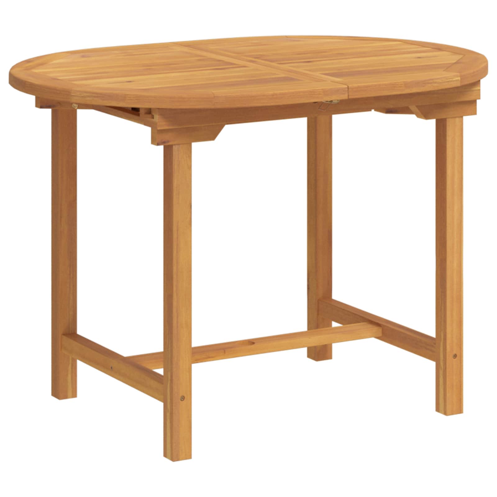 Dārza ēdamgalds 7 pcs Brūna Ciets tekša koks