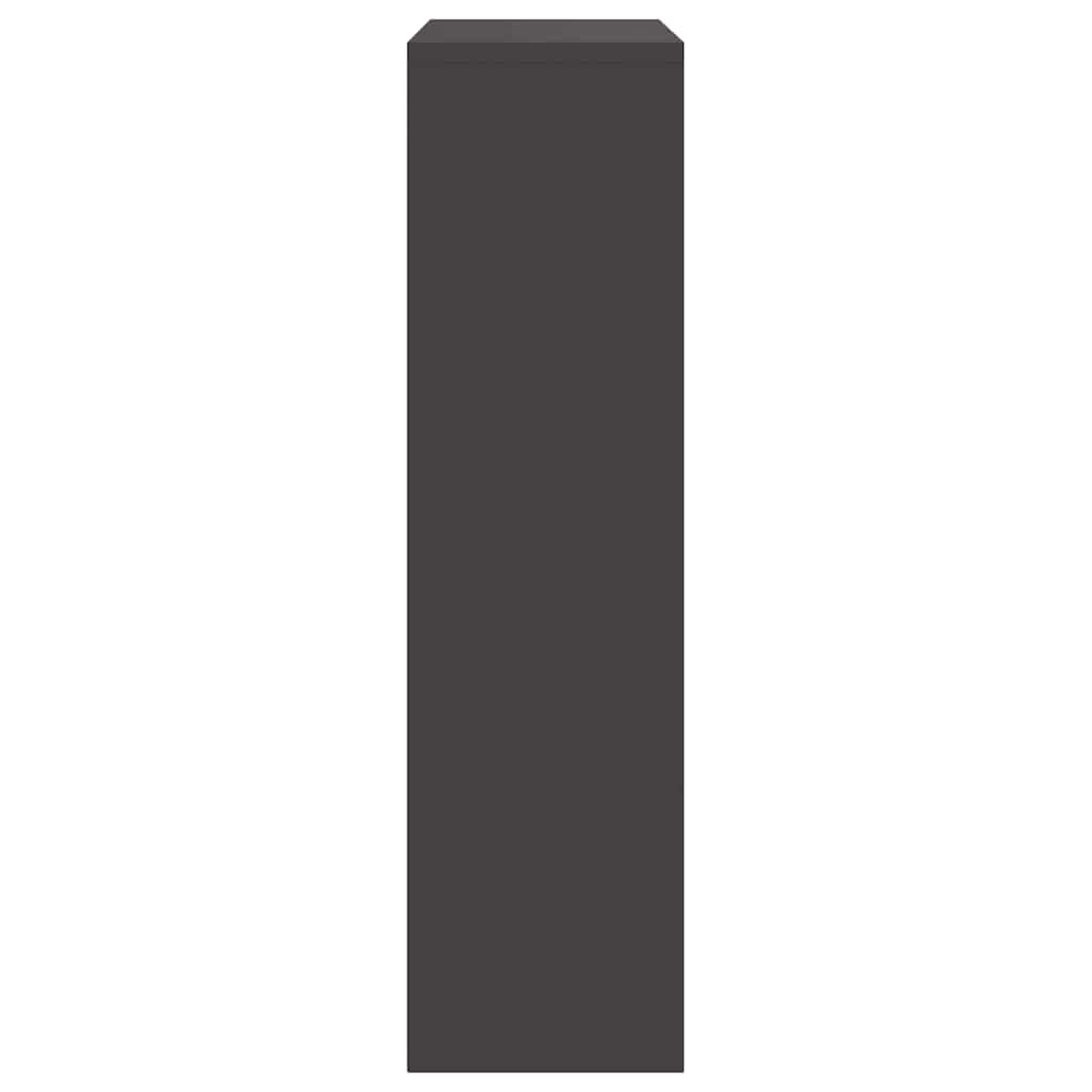 Pakket inwerp box met opslag Zwart 44 x 22 x 82 cm Staal image 6