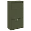 vidaXL Pakiautomaat uksega K&uuml;pset roheline 44 x 22 x 82 cm Teras