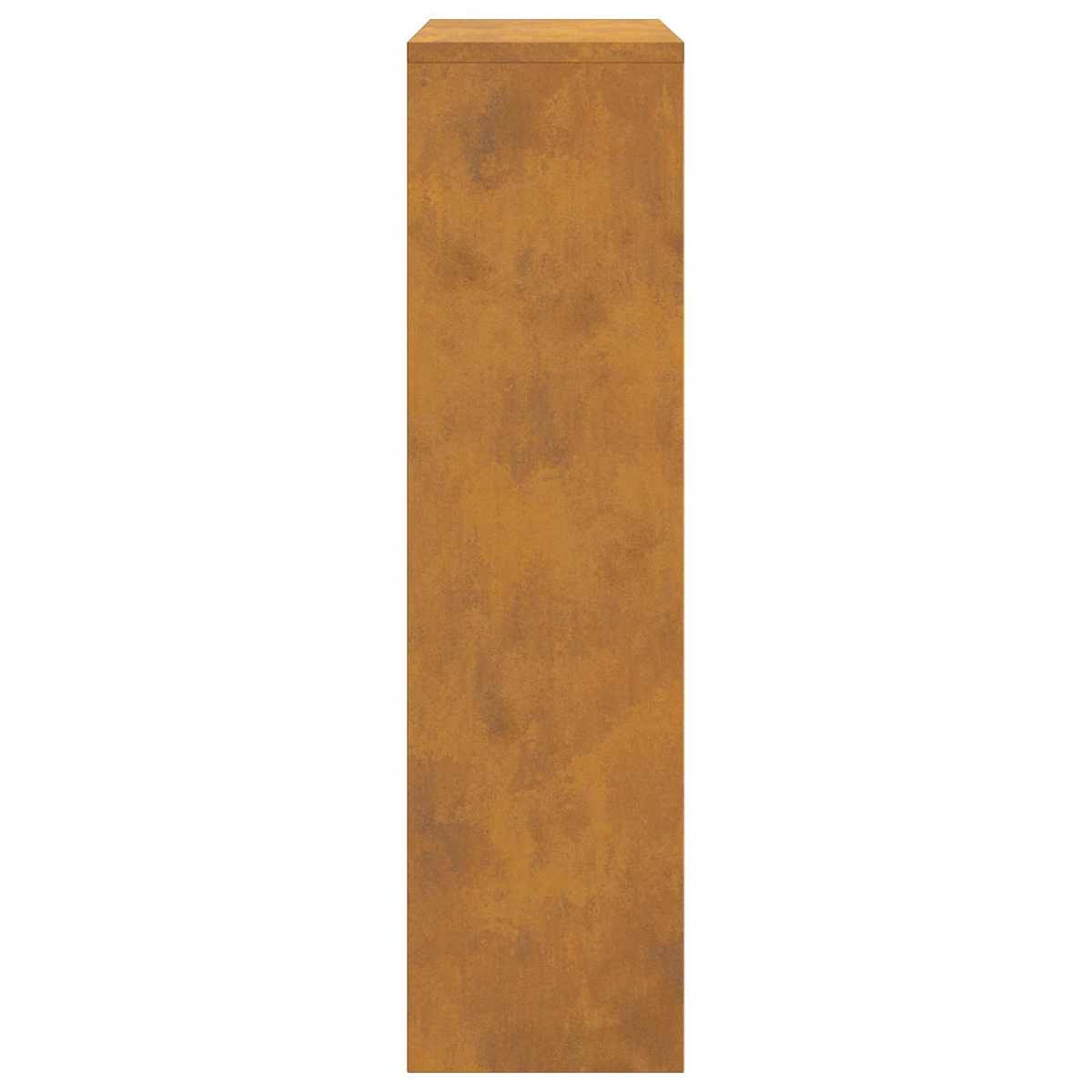 Pakke drop boks med dør Rusten 44 x 22 x 82 cm Cortenstål - Billede 7