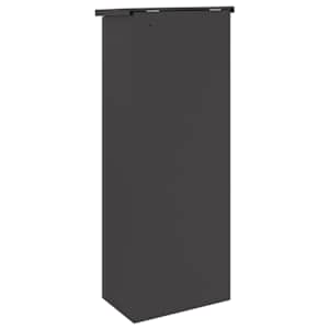 Schránka na balíky s úložištěm Černá 44,5 x 29 x 110,5 cm Ocel - obrázek 7